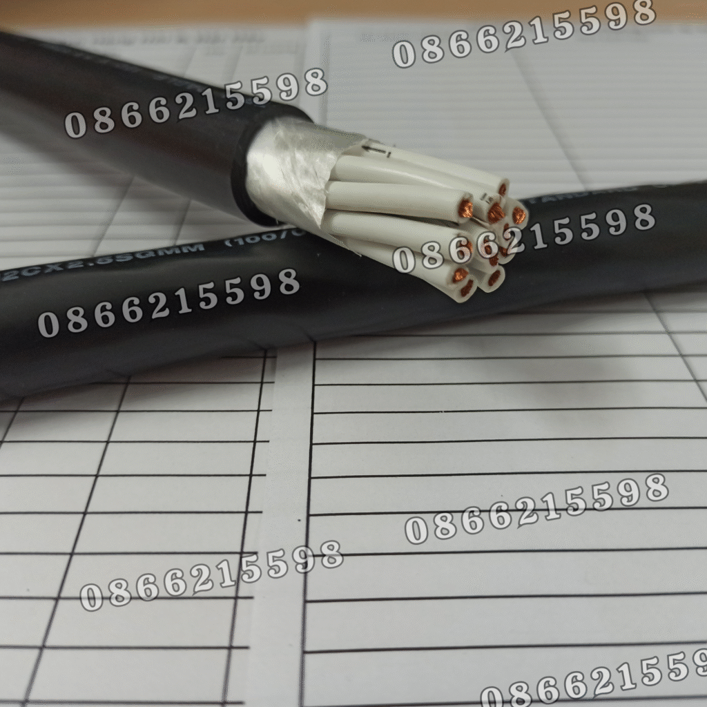 ( Giá tốt nhất ) Cáp điều khiển 12 lõi Sangjin – Korea